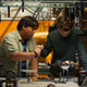 Peter and Ned are best buds in Spider-Man Homecoming. Image: Sony